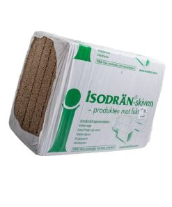 Isodrän dränering skiva för dränering av källare.