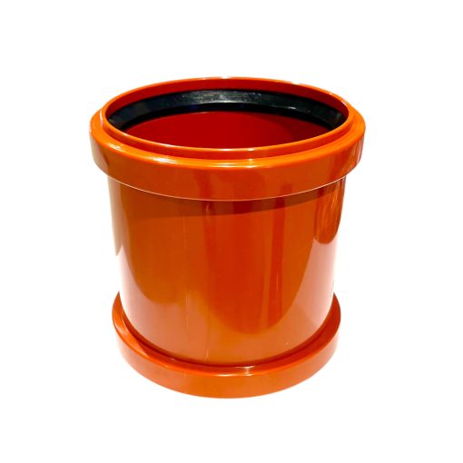 Skjutmuff dim 110mm i PP plast. Passar till alla rör och delar i dim 110.