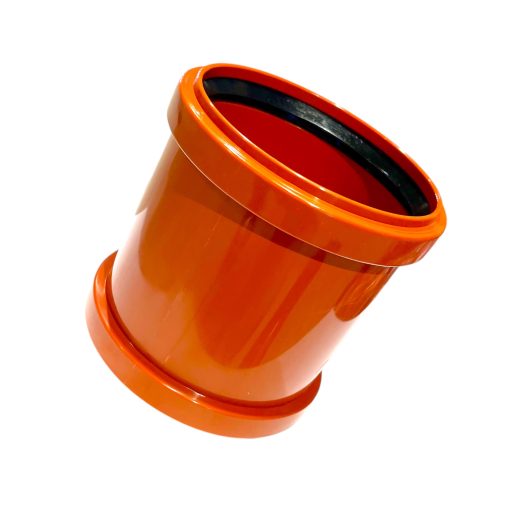 Skjutmuff dim 110mm i PP plast. Passar till alla rör och delar i dim 110.
