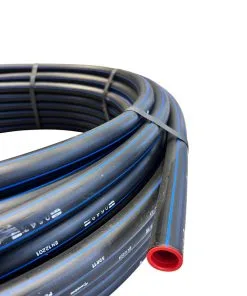 pem slang pe80 32mm vatten blå rand