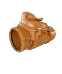 Backventil till avlopp 110m moönskat bakflöde av vatten, avloppslukt och översvämning