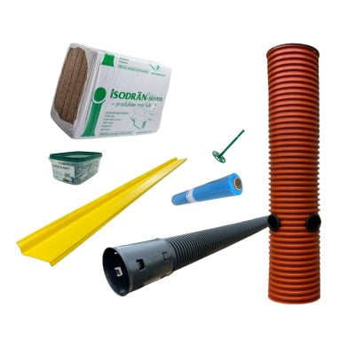 Dränering isodrän mängdberäkning av material till din källare dränerings kalkylator och åtgång