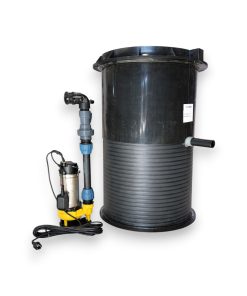 avloppspumpstation för att pumpa toalettvatten till slamavskiljare