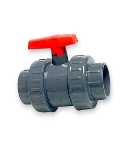 Pool PVC kulventil med limkoppling dimension 50mm