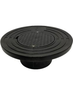 Rensbrunnsbetäckning dimension 160mm / 200mm i plast