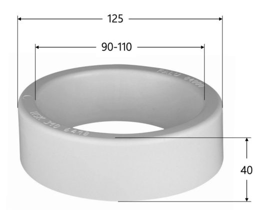 ritning faluplast wc stos 125mm