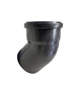 avloppsböj 110x45° svart PP för avlopp och dagvatten
