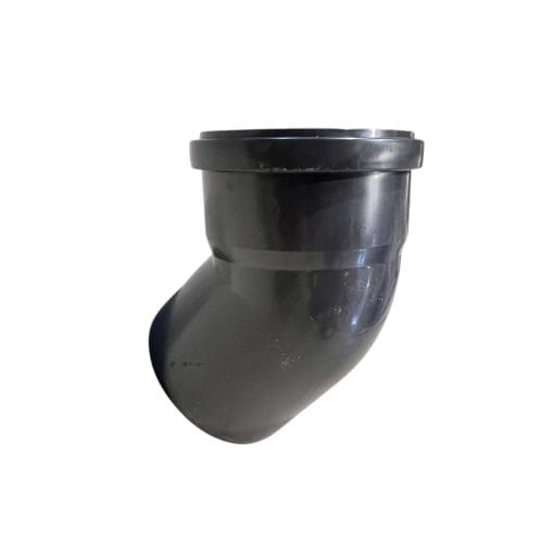 Avloppsböj 110x45° Svart 1 avloppsböj 110x45° svart PP för avlopp och dagvatten