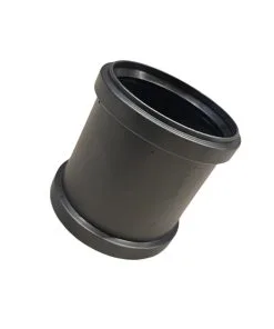 muff 110mm svart för avloppsrör, dräneringsrör samt dagvatten rör