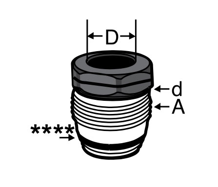 ta426 förminskning med tryckskruv mått