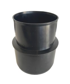 För övergång från t.ex. dräneringsrör till avloppsrör. Är 130mm lång. Kan även användas som stuprörsövergång.