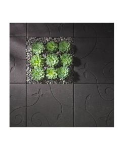 St Eriks platta Kaprifol är en favorit bland många. Vrid plattan och ändra vart mönstret ska gå vidare.