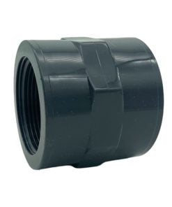 Övergångsmuff. med limmuff 50mm i ena änden och invändig R40 gänga i den andra delen. Passar perfekt till poolbygget.