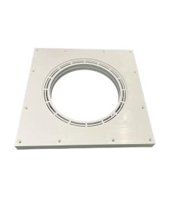 Purus monteringsplatta för träbjälklag. Vändbar. för klinker och plastmatta. inbyggt fall. För purusbrunnar Ø 150mm