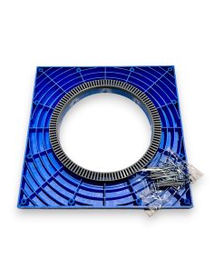 Monteringsplatta Utgård vid installation i träbjälklag