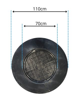 Lätt Brunnslock Plast 6 Brunnslock mått 110cm