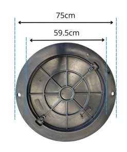 Brunnslock mått 75cm