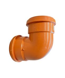 avloppsböj 110x90° dubbelmuffad