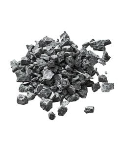 Dekorativ dekorsten Diabas svart melerad i storlek 11-16. Snygg dekorsten Diabas ifrån S:t Eriks.