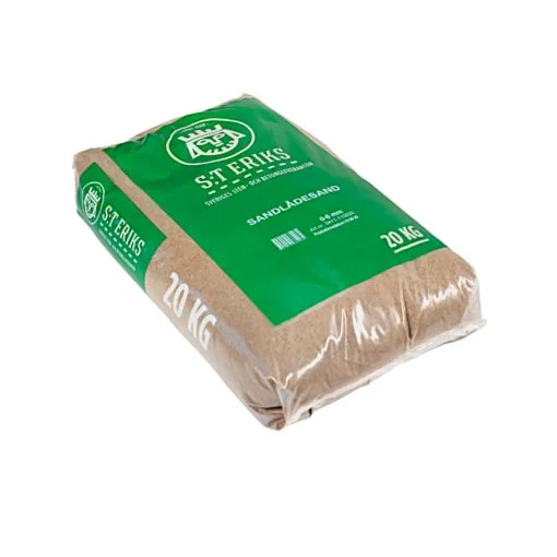 Finkornig sand som passar perfekt till sandlådan. Håller ihop sandkakorna väl. 20 kg säck ifrån S:t Eriks.