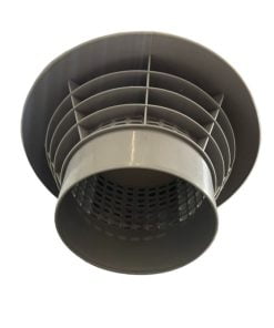 ventilationshatt grå 110mm