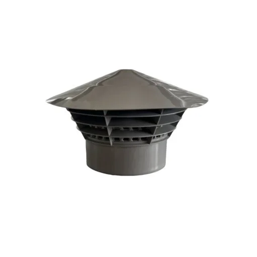 ventilationshatt 110mm till markbädd och infiltration grått utförande