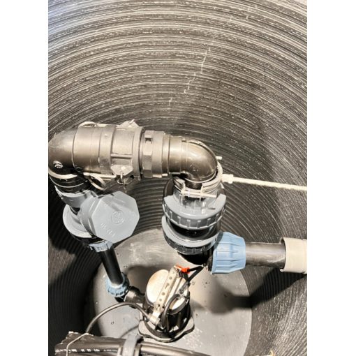 pumpstation backventil-avlopp