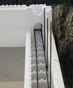betongpool med thermo block