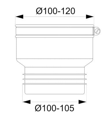 purus plug in teknisk ritning med mått i millimeter