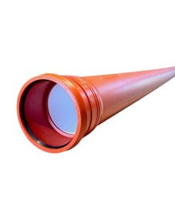 Avloppsrör i PP i dimension 315x6m med muff och klämring.