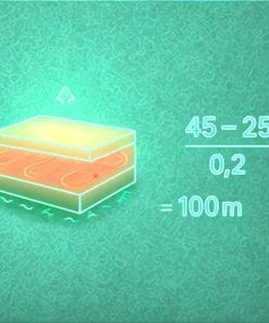 Automatiskt dimensionering och beräkning av material till vattenburen golvvärme med slang 16mm och 20mm