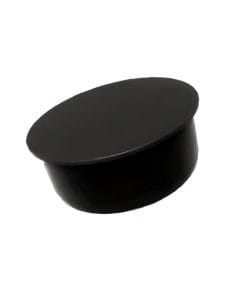 Svart Propp ändlock till 110mm avloppsrör