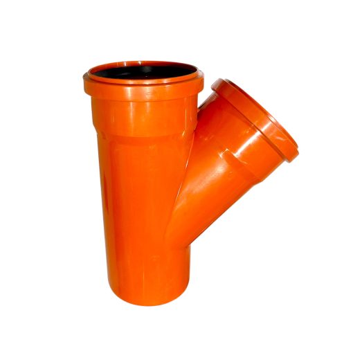 Grenrör 110x110x45° Eko 1 Grenrör 110/110x45° i PP plast. Kompatibla med 110mm delar och rör.