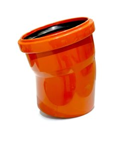 Markböj 110x15° i PP Plast till alla rör i dim 110mm.