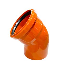 Markböj 110x45° i kvalitets PP Plast. Passar rör i dimension 110mm.