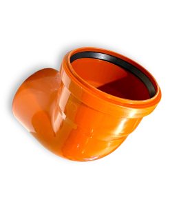 Markböj 110x90° i kvalitets PP Plast. Passar rör i dimension 110mm.