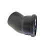 Avloppsböj 110x30° Svart 3 böj avlopp svart 110mm 30grader