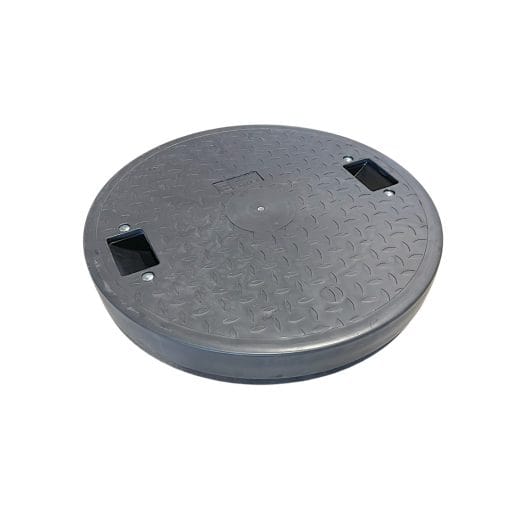 brunnslock i plast till 600mm slätrör brunn