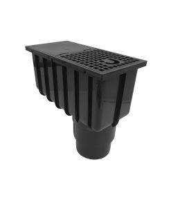 brunn med lövavskiljare för regnvatten