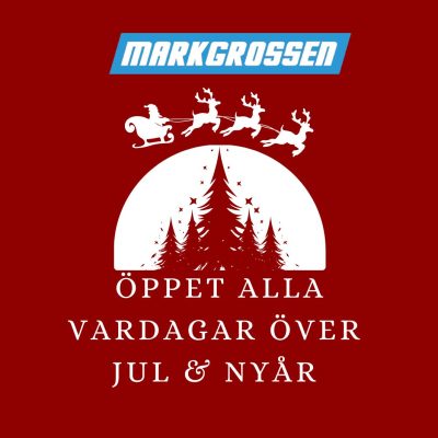 Öppet alla Vardagar Jul & Nyar 2025