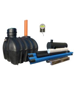 trekammarbrunn och infiltration för hög skyddsnivå