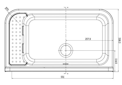 utslagsback till garage, tvättstuga och stall ritning med mått
