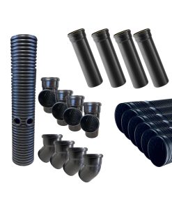 dagvatten paket till platta på mark med dagvattenbrunn