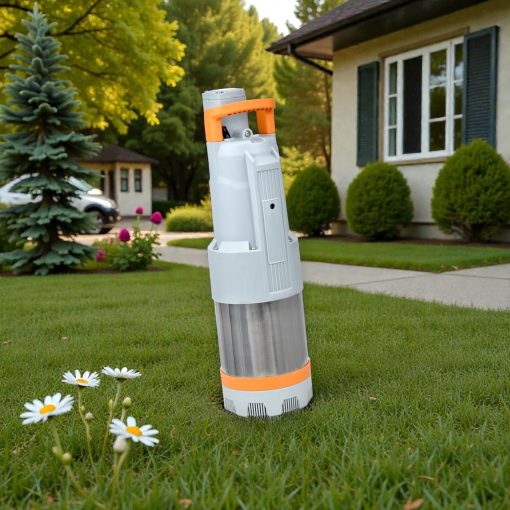 Tryckstyrd pump för regnvattentankar och grävda dricksvatten brunnar.